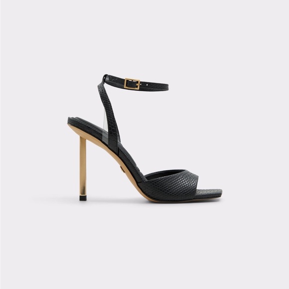 ✨ NEW | Aldo | Black Strappy Stiletto sandals - Picture 5 of 8